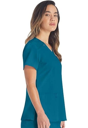 Dickies Women's Scrub Top V-Neck Top with 2 Pockets, Moisture Wicking and 360° Stretch Fabric - DK615 thumbnail 6