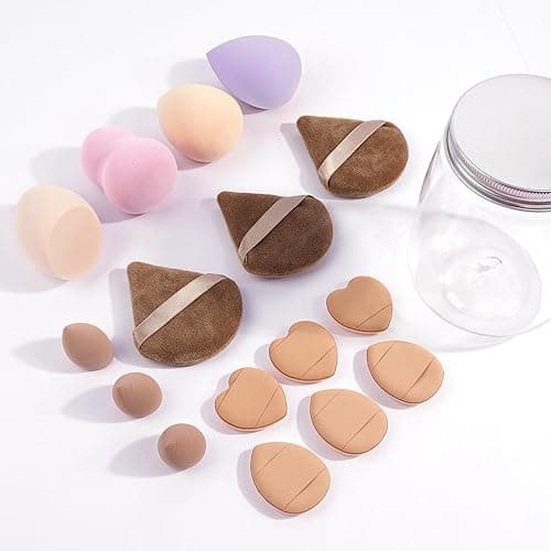 MAANGE Makeup Brush Set, 51 Pcs Makeup Tool Set Premium Synthetic Foundation Powder Concealers Eye shadows Blush Makeup Brushes (Pink) thumbnail 5