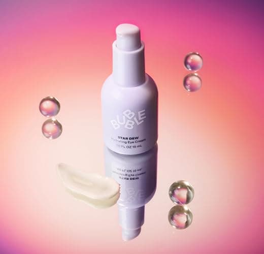 Bubble Skincare Star Dew Hydrating Eye Cream - Moisturizing Under Eye Cream for a Luminous, Dewy Look - Soothes Dryness, Prevents Moisture Loss & Helps Improve the Appearance of Dark Circles (15ml) thumbnail 2