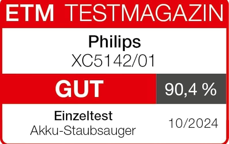 Philips SpeedPro Max Kabelloser Staubsauger 5000 Series, Tierhaar-Düse, Leistungsstarke Saugkraft, 60 Min. Laufzeit, Düse mit LED-Beleuchtung, Aqua-Modul, Fugendüse & Kombidüse (XC5142/01) thumbnail 8