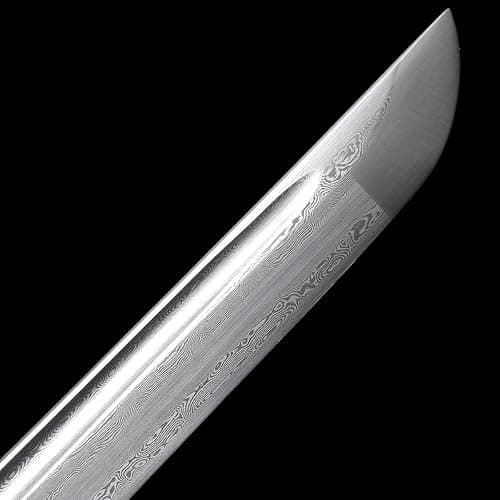 Handmade Katana,Japanese Samurai Sword Katana,1040/1060/1095 Damascus Steel,T10 High Carbon Steel Clay Tempered,Full Tang thumbnail 4