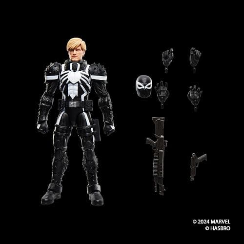 Marvel Legends Series Agent Venom (Flash Thompson), Retro Comics Collectible 6-Inch Scale Action Figure thumbnail 9