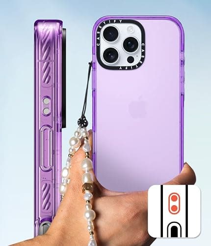 CASETiFY Impact iPhone 15 Pro Max Case [4X Military Grade Drop Tested / 8.2ft Drop Protection] - Pink Transparent Leopard - Clear Black thumbnail 6