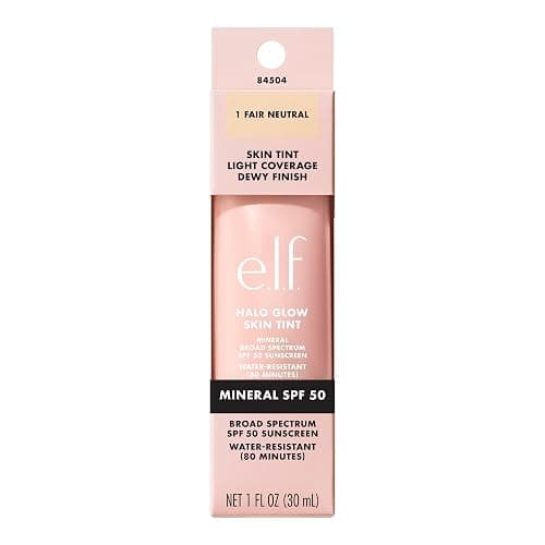 e.l.f. Halo Glow Skin Tint SPF 50, Tinted Moisturizer For Light, Buildable Coverage, Creates A Natural Glow, Vegan & Cruelty-Free, 1 Fair Neutral thumbnail 8