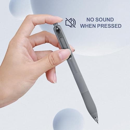 Linbsunne Gel Pens Black Ink Pens for Office 0.5mm Fine Point Pens Smooth Writing Retractable Work Pen (18-count) thumbnail 5