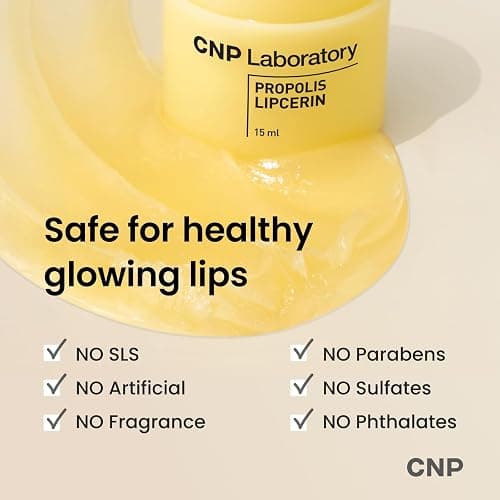 CNP Honey Lip Butter - Propolis Lipcerin™ 01 Original, Hydrating Overnight Manuka Lip Balm & Mask, 12hr Long-Lasting Moisture, Stocking Stuffers, Gifts for Women, 0.5 fl.oz. thumbnail 7