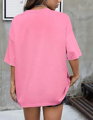 MISSACTIVER Women’s Oversized Graphic Print T-Shirt Cartoon Drop Shoulder Short Sleeve Casual Graphics Tee Shirt thumbnail 5