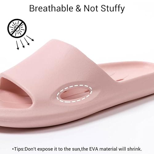 Kattmas Shower Shoes Quick-Dry Non-Slip Bathroom Slippers for Men & Women,Quick-Dry Non-Slip, Home Slides Dorms, Gym, Pool, Spa, Camping, Beach thumbnail 5