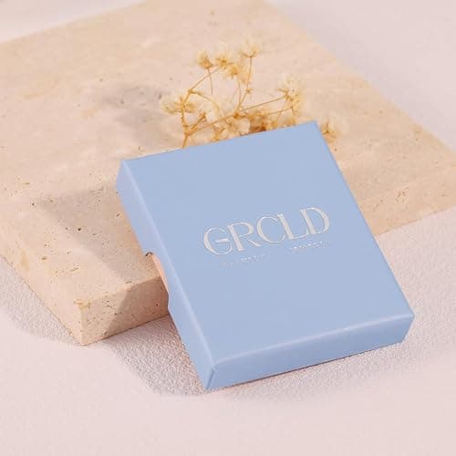 GRCLD Initial Necklaces for Women - 14K Gold Silver Plated Letter Necklace Name Personalized Dainty Fashion Chain Non Tarnish Single Cute Pendant Necklace Charm Jewelry Gift for Women Her thumbnail 6