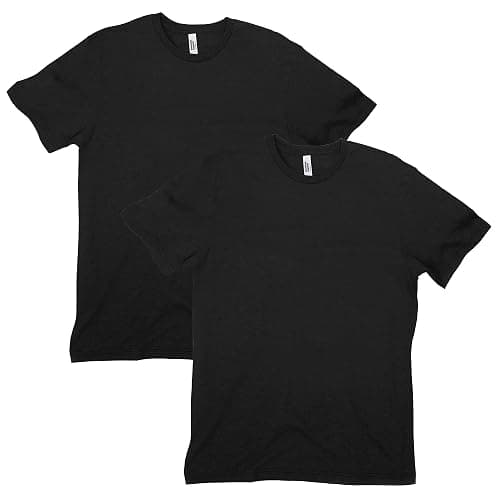 American Apparel Unisex Adult CVC T-Shirt, Style G2001cvc, 2-Pack - Image 1
