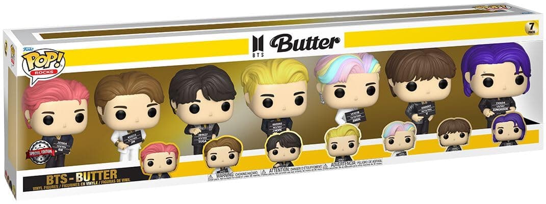 Funko POP! Rocks: BTS Butter - Jin - 7pk - Collectable Vinyl Figure - Gift Idea - Official Merchandise - Toys for Kids & Adults - Music Fans - Model Figure for Collectors and Display - Image 1