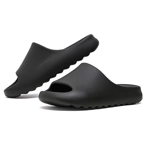 Cloud Slides Unisex, Platform Pillow Slippers Women, Sandals Men With Thick EVA Sole, Lightweight Soft Open Toe Shower Shoes Indoor Outdoor - Image 1