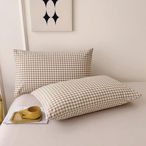 Brown Gingham Duvet Cover thumbnail 7