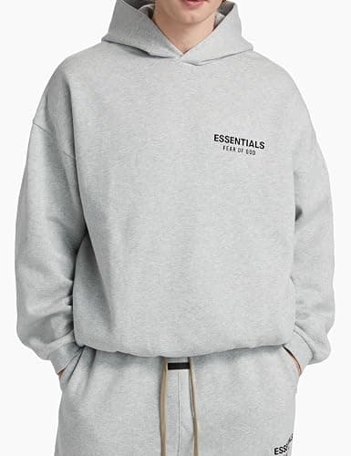 scorched earth ESSENTIALS HOODIES (season 8) (US, Alpha, XX-Large, Regular, Regular, LIGHT OATMEAL) thumbnail 2