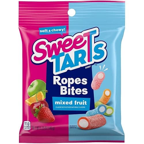 SweeTARTS Ropes Bites, 5.25 Ounce, Pack of 12 - Image 1
