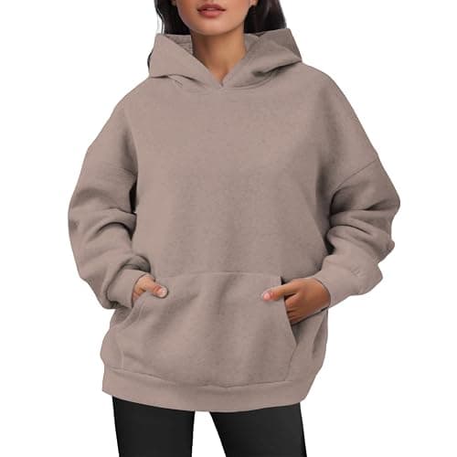 XINGJIAARTS Mockneck Sweatshirt Women Long Sleeve Fleece Top Pullover Hoodies For Women Sweater Shirts With Side Pockets New thumbnail 2
