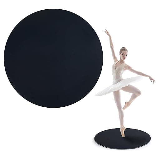 Tristcily 31inch Portable Dance Floor, Tap Dance Floor, Ballet Training Equipment Ideal for Figure Skating Practice Mat,Jazz,Tap Board,Turning Board and Party Dancing for All Ages - Image 1