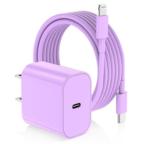 iPhone Fast Charger,Type C Wall Charger Block Plug and 10ft USB C to Lightning Charging Cable Cord Long,Power Adapter Cube Brick Box for Apple iPhone 14 Pro Max/14 Plus/14/13/12 Mini/11/XS Max/XR/iPad - Image 1