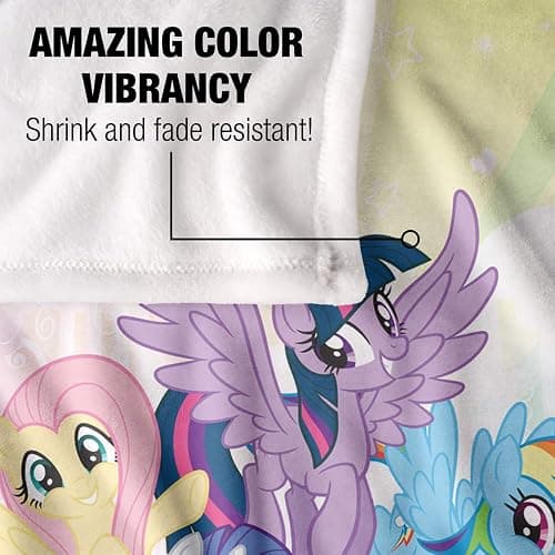 My Little Pony Tv Pony Group Officially Licensed Silky Touch Super Soft Throw Blanket 50" x 60" thumbnail 5