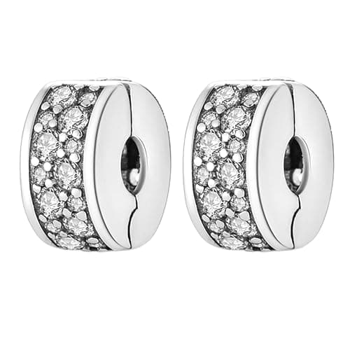 💙 Clip Stoppers for Bracelets 925 Sterling Silver Safety Chain Security for Women Charm Bracelets - Image 1