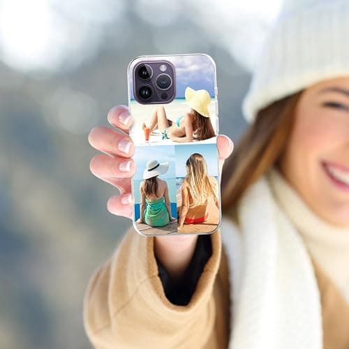 ABCJOJO Personalized Custom Phone Cases,Compatible with iPhone 17 16 15 14 13 12 11 Pro Max Plus X,Made in USA,Create Your Own Picture Phone Case with Suitable for Family,Friends and Gift(4 Photos) thumbnail 7