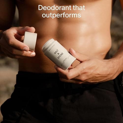 Salt & Stone Aluminum-Free Deodorant, Women & Men Santal & Vetiver 2.6 oz | Extra Strength 48 Hour Protection, Gender Neutral Scent, Made with Niacinamide, Spirulina, Magnesium & Antioxidants thumbnail 6