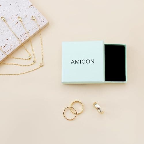 Amicon Gold Bracelets for Women,Dainty 14K Gold Plated Stack Set Trendy Stackable non tarnish Paperclip Chain Bracelets Gold Jewelry Sets Gifts for Women thumbnail 8
