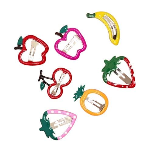 Lurrose 14pcs Hair Clip for Kids with Fruit Shape Hair Barrette for Girls thumbnail 3
