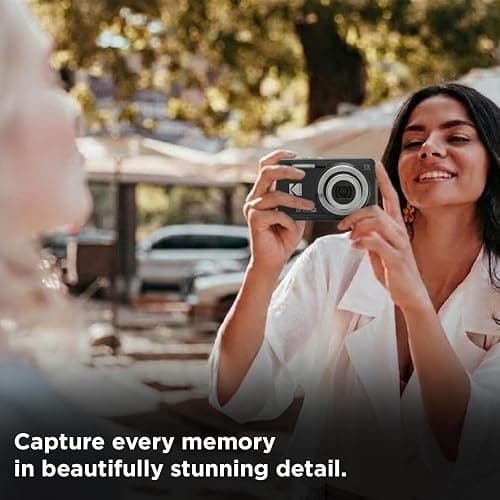 Kodak PIXPRO FZ55 Digital Camera Black | 16MP Compact Point & Shoot, 5X Optical Zoom, 28mm Wide Angle Lens, 1080P Full HD Video, Black + Camera Case & 32GB SD Card thumbnail 3