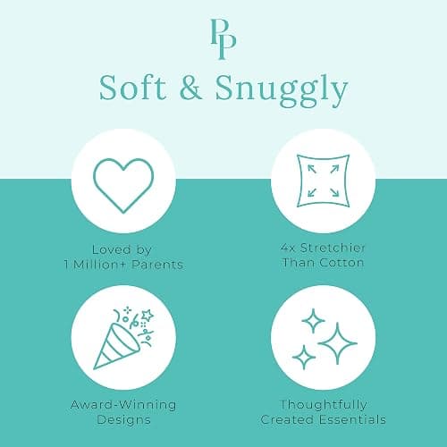 Posh Peanut Convertible Baby Sleepers - Girls Footless Baby Pajamas with 2 Way Zipper for Easy Diaper Changes thumbnail 4
