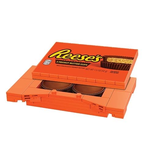 Snap & Switch Reese's Peanut Butter Cup Set - Buildable Candy Bar for Creative Play and Fun - Ages: 6+ - Image 1