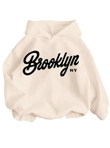 Ecolala Girls Long Sleeve Hooded Sweatshirt Thick Graphic Hoodie Cute Pullovers Tops - Image 1