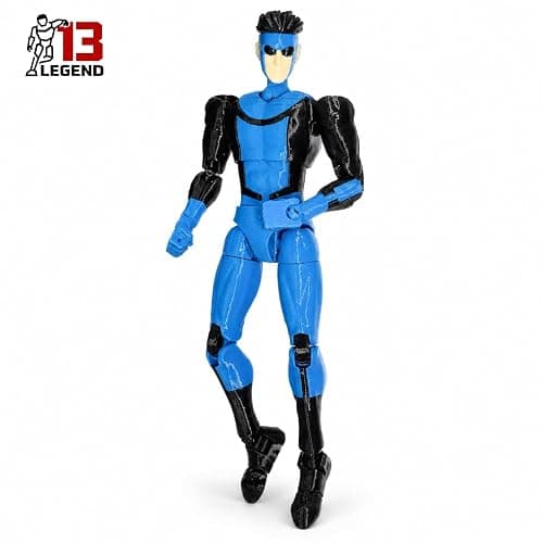Glory Keep Assembly Completed Titan13 Action Figure 3D Printed Toys Multi-Jointed Movable, Legend13 Lucky 13 Action Figures, Multi-Articular Dummy 13 Action Figures,Desktop Decorations thumbnail 4