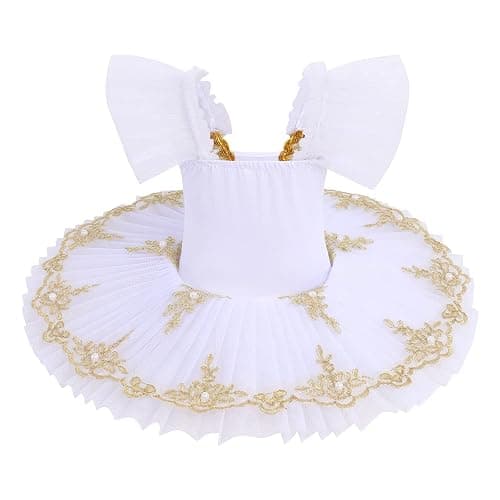 Girls Camisole Skirted Leotard Swan Lake Ballet Dance Outfit Tutu Princess Dress Ballerina Costume for Performance thumbnail 2