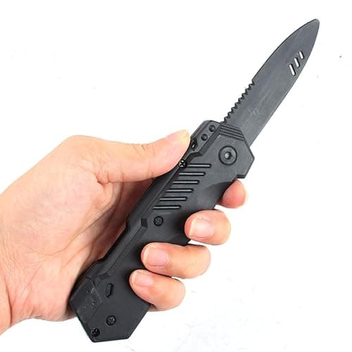 Cooplay 4pcs Retractable Hardcover Knife Dagger Toy Plastic Fake Fun Trick Gadget Props Extension Fun Prank Friend For Halloween Fools Day Party thumbnail 3