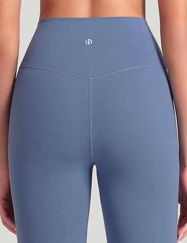 HeyNuts Harmony Flare Leggings 29"/30.5"/32.5"/34.5", High Waisted Tummy Control Wide Leg Bootcut Yoga Pants Lounge Soft thumbnail 5