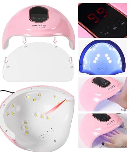 DouborQ Nail Kit with Electric Nail Drill Nail Lamp,U V Nail Dryer Light Manicure Pen Polishing Tools,False Nail Tips Starter Set Acrylic Nail Art Supplies for Beginner with Everything (mt20-06) thumbnail 5