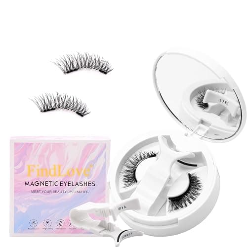 Magnetic Lashes Kit Magnetic Eyelashes with Applicator Reusable Eyelashes Magnetic Lashes Easy to Wear and Remove - Image 1