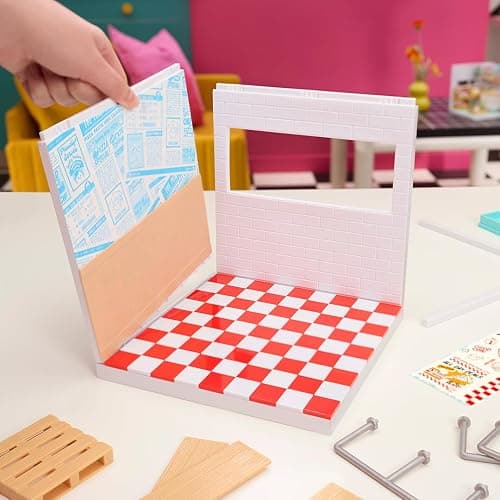 MGA's Miniverse Make It Mini Spaces Pizza Shop, Building Set, Customize, DIY Crafts, Rooms, Hobby, Collectors, Display, Gifts, 8+ thumbnail 4