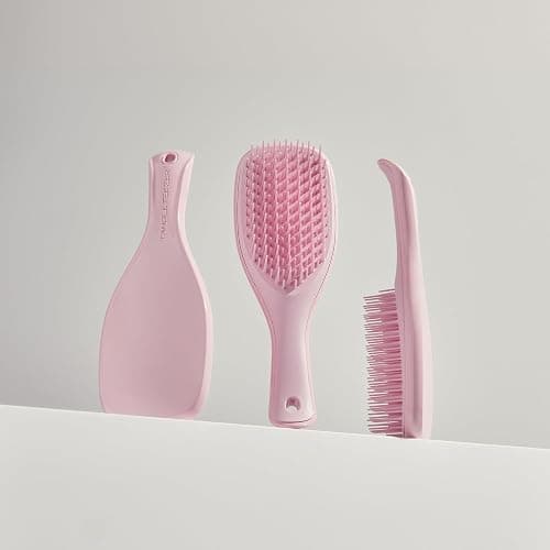 Tangle Teezer Mini Ultimate Detangler - For Wet & Dry Hair - Detangling Brush for All Hair Types - Perfect Brush For Kids & Travel - Millenial Pink thumbnail 5