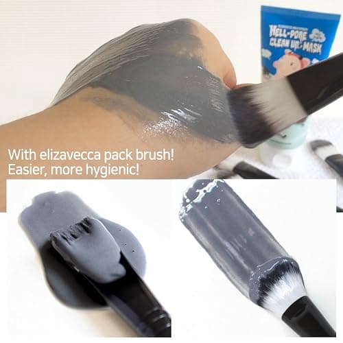 Elizavecca Milky Piggy Hell Pore Clean Up Mask 100ml/3.38 fl.oz. - Peel Off Mask, Charcoal Pore Strips, Pore Cleansing, Removes Dead Skin Cells, Removes Skin wastes, Pore Contraction thumbnail 3