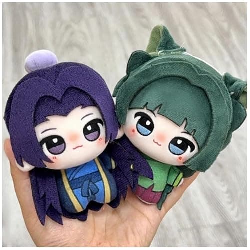 MABAIUDE Maomao and Jinshi Plush Figure Anime Soft Stuffed Doll Maomao Plush Schoolbag Wallet Pendant Charm Mini Hug Pillow Decoration Collectible Gifts thumbnail 2