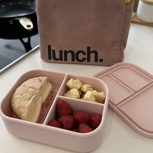 Ali+Oli Silicone Bento Box for Kids, Baby Lunch Box, BPA-Free, Spill-Proof | Daycare, Preschool, Food separation, Portion control, Snack storage, Travel-friendly, Easy cleaning, Toddlers thumbnail 9