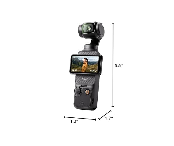DJI Osmo Pocket 3, Vlogging Cameras with 1'' CMOS & 4K/120fps Vlog Camera, 3-Axis Stabilization, Fast Focusing, Face/Object Tracking, Digital Vlogging Camera for YouTube thumbnail 4