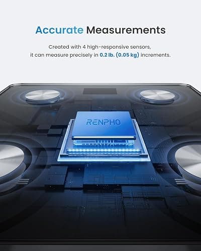 RENPHO Scales for Body Weight, Digital Bathroom Scales with High Precision Sensors, Bluetooth Weighing Scales Body Composition Monitors with App, Elis 1 thumbnail 2