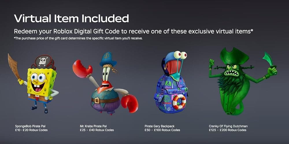 Roblox Gift Card - 1,000 Robux [Includes Exclusive Virtual Item] [Online Game Code] thumbnail 2