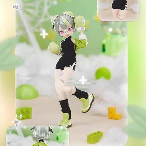 CALEMBOU BJD Blind Box, Eve Lynna Series 18cm Ball Jointed Doll, Cute Dress Up Doll with Joints, Collection Action Figure Toys, Gift for Girls Boys (Eve Lynna-1box) thumbnail 7