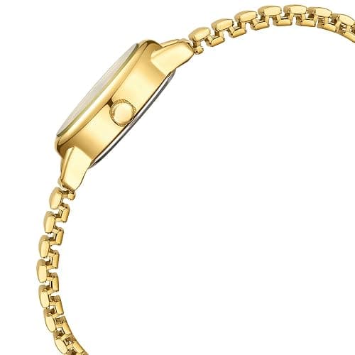 Diaofendi 3 Sizes (S/M/L) Small Gold Watches for Women - Fit 5"-8" Expansion Band, Valentine's Day Gifts for Mom Wife, Easy Read Ladies Quartz Watch, Water Resistant thumbnail 3