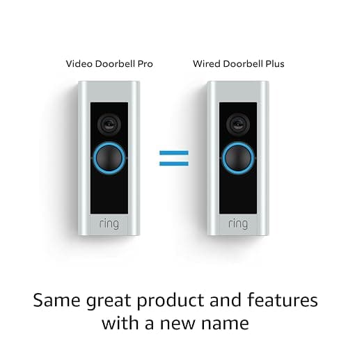 Like-New Ring Wired Doorbell Plus (Video Doorbell Pro) – Upgraded, with added security features and a sleek design (existing doorbell wiring required) thumbnail 2