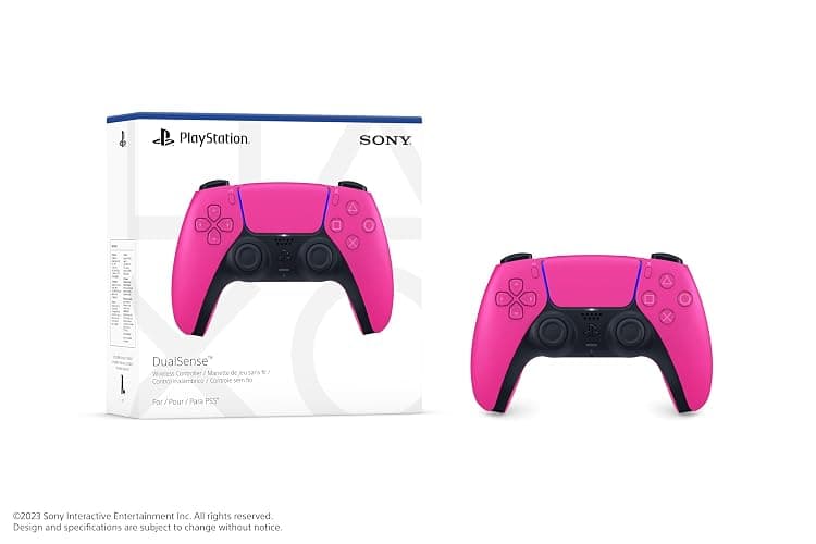 PlayStation Sony 5 DualSense Wireless Controller - Nova Pink (Renewed) - Image 1